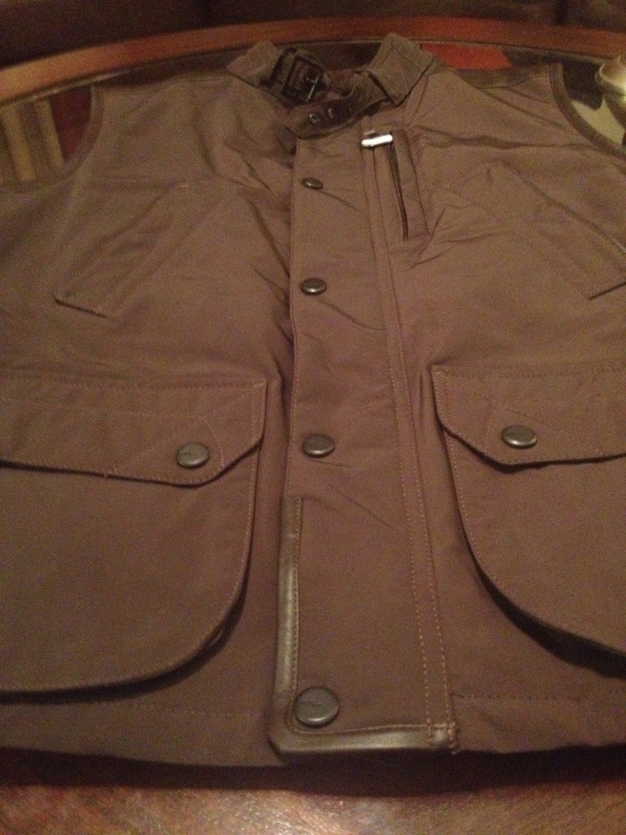 Ralph Lauren Black Label Sz Medium Poly Oxford & Leather Ralph Lauren Black Label Sz Medium Poly Oxford & Leather