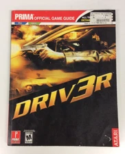 Driv3r  Prima Official Strategy Guide PS2 Xbox Atari