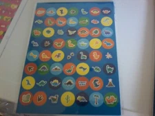 2 SHEETS  SHAPE STICKERS    FOR SCRAPBOOKING  NEW MIX   (J)