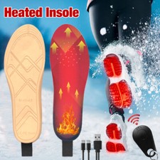 Beheizbare Einlegesohlen Beheizte Schuheinlagen Heizsohlen W/ 3300mah AKKU Kit