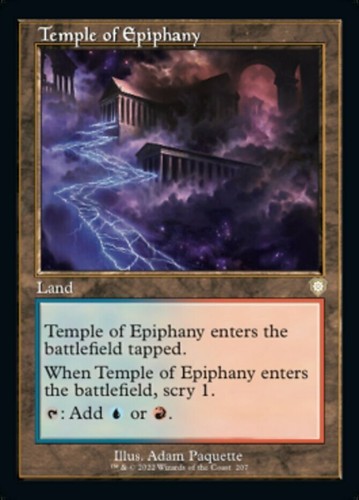 x1 Temple of Epiphany R MTG Commander: The Brothers' War M/NM, English