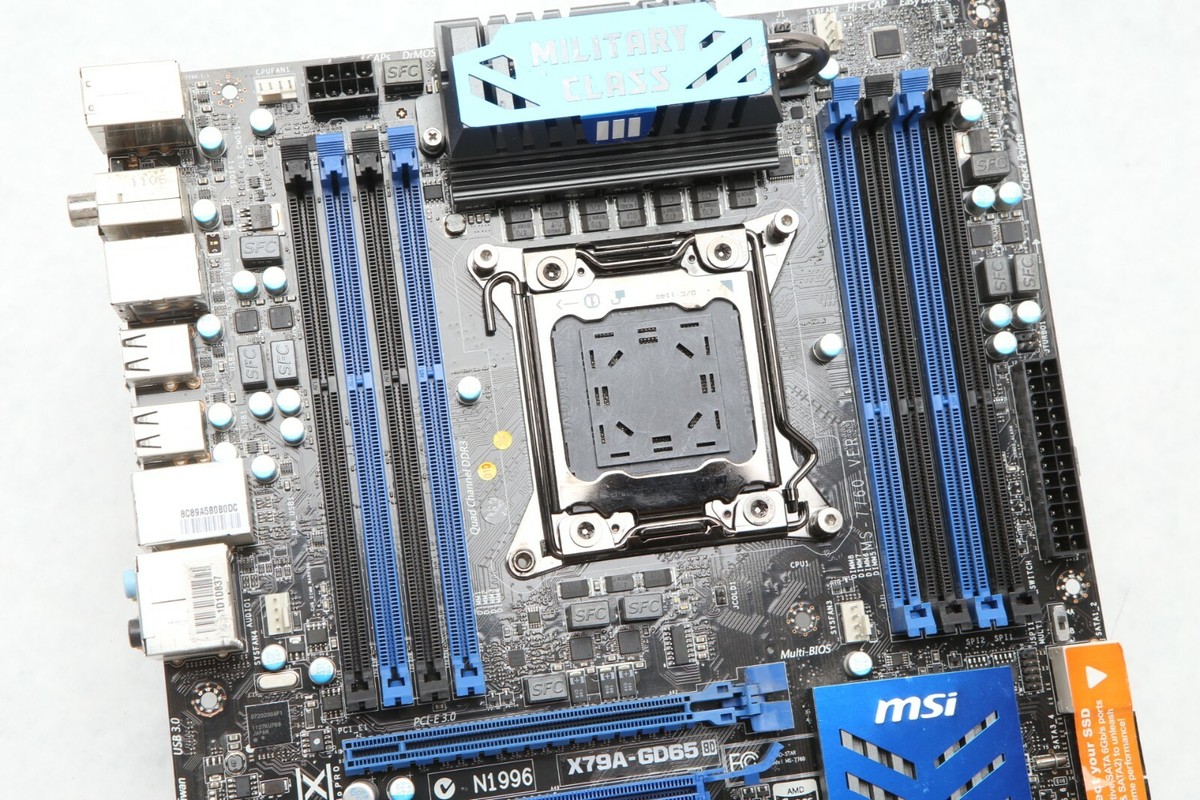 MSI Military Class iii X79A-GD65 (8D) Desktop Intel X79