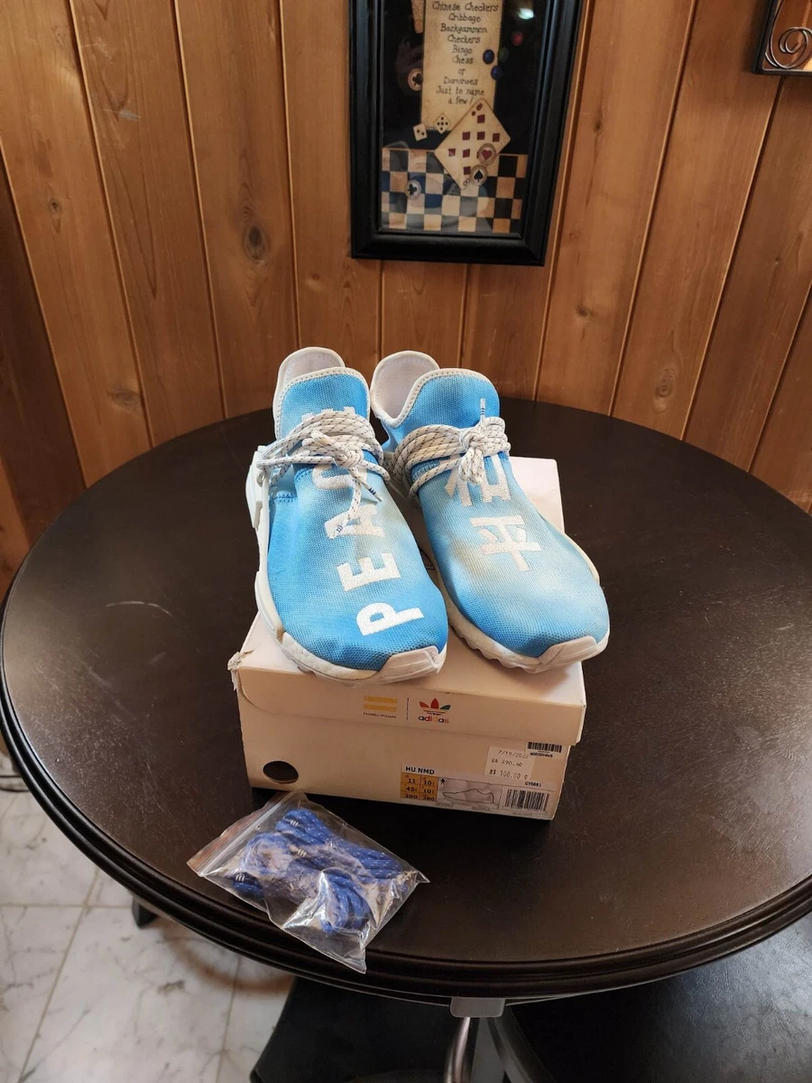 Adidas Pharrell Williams HU NMD (China Pack Peace Blue) Size 11