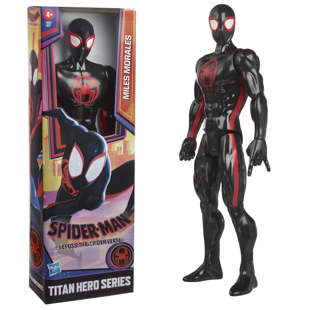 20点 Marvel's Spider-Man: Miles Morales Marvel Spider-Man Miles Morales Toy, 12-Inch-Scale Spider-Man