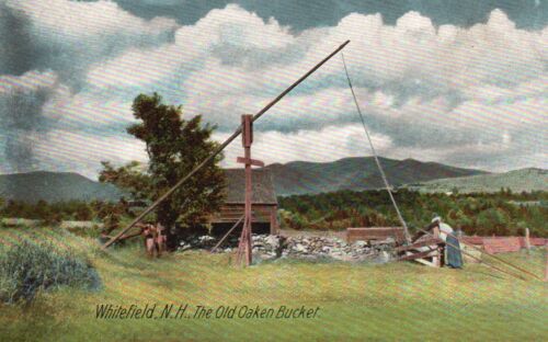 Postcard NH Whitefield Old Oaken Bucket Undivided Back Vintage PC G8832 - Foto 1 di 2