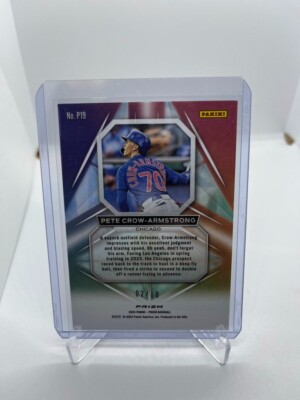 2023 Panini Prizm PETE CROW-ARMSTRONG PCA PRIZMATIC /10 SSP Rookie