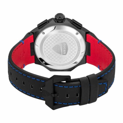 t*o様 DUCATI CORSE 腕時計 Ducati Corse Motore 49mm Chronograph Blue-Black Men's Watch