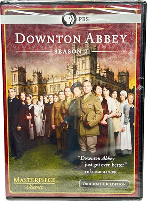 Masterpiece Classic: Downton Abbey - Season 2 (DVD, 2012, 3 Disc Set) NEW SEALED