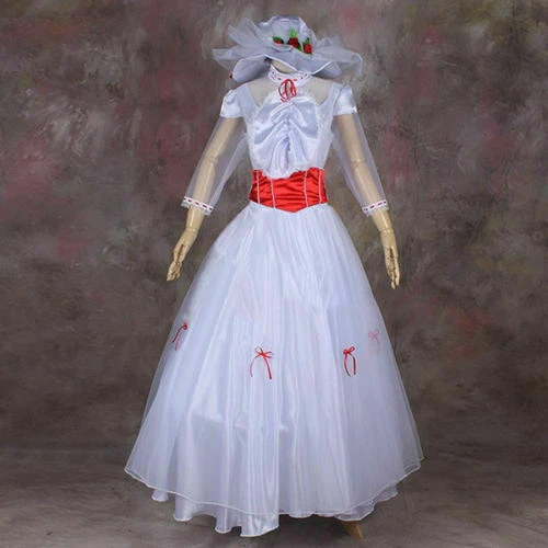 Mary poppins 2025 white dress costume