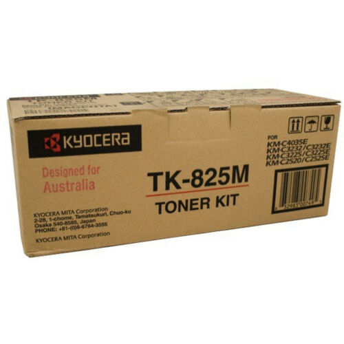 TONER KYOCERA TK-825M (KM-C4035E KM-C3232 KM-C3232E KM-C3225 KM-C3225E KM-C2520  - Imagen 1 de 3