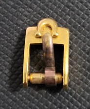 5mm  Plaque G Buckle For Omega watch strap. Omega Engraved Buckle