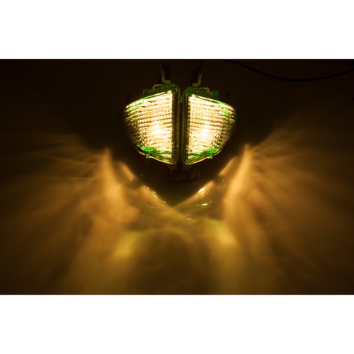 Green NoCut For Kawasaki Ninja Euro Light ZX 6R 10R 14 Front Turn Signal Marker - Picture 3 of 6