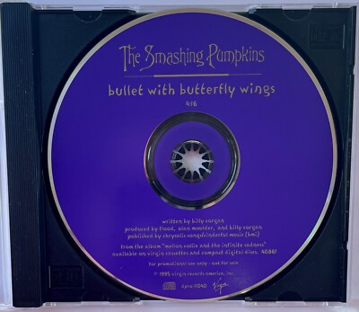 The Smashing Pumpkins, Bullet With Butterfly Wings, Single, Promo, CD, US, 1995