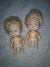 Tyco Quints Baby Doll Vintage 1990 2.25" Blond Hair lot