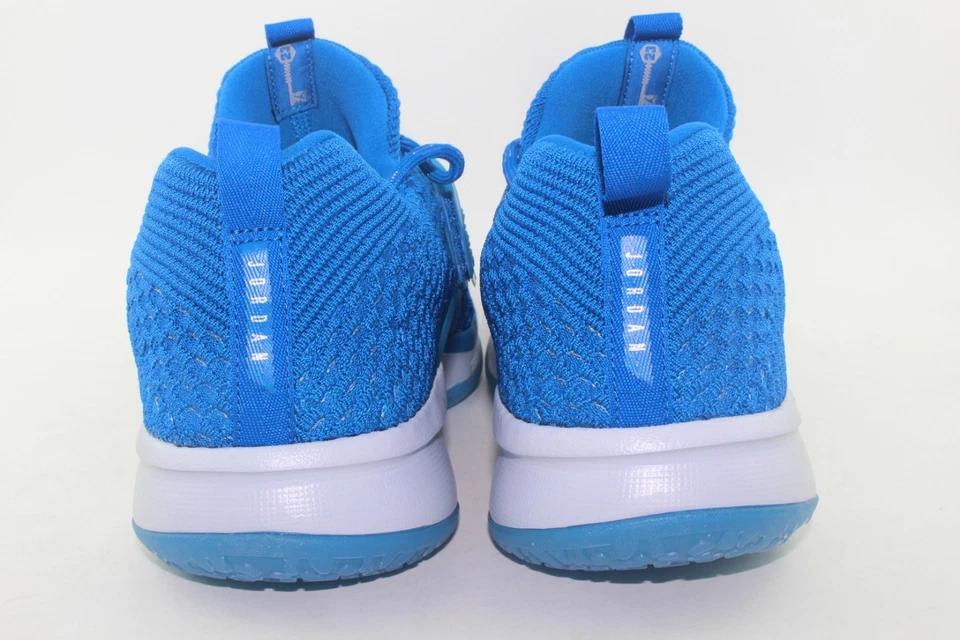 JORDAN TRAINER 2 FLYKNIT HOMBRE TALLA 8.0 AZUL LIGERO NUEVO RARO CÓMODO Foto 4 de 4
