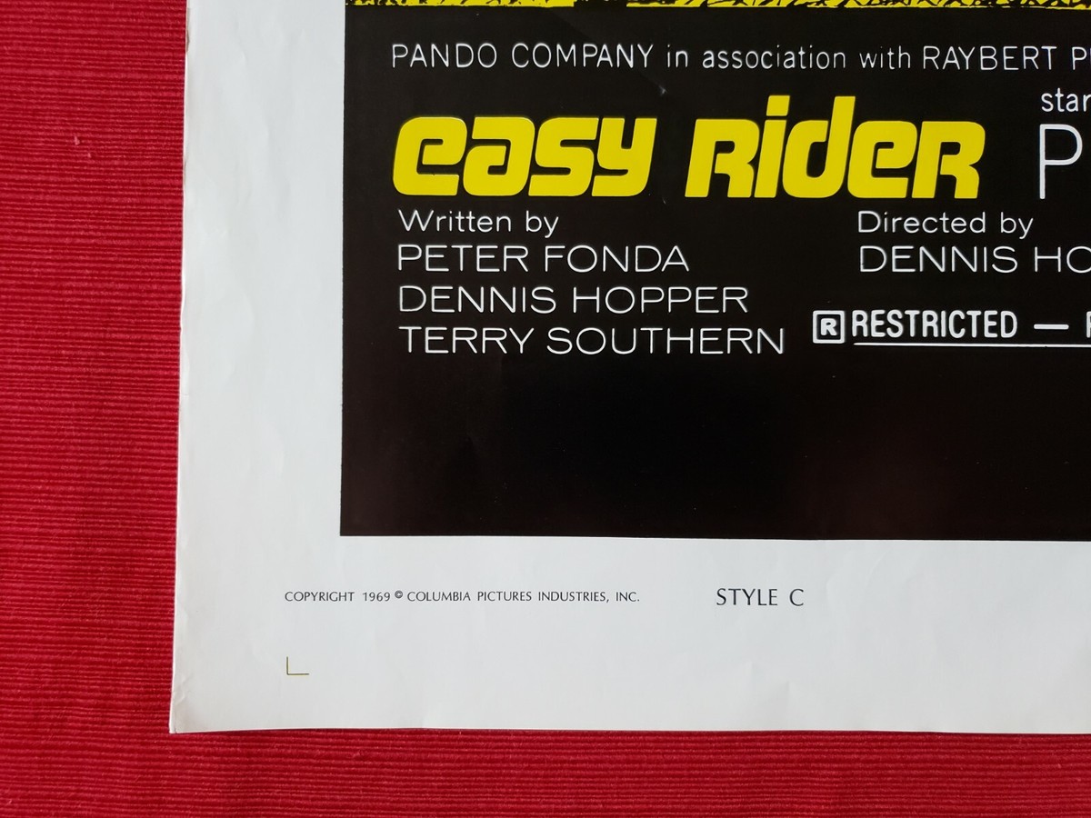 Easy Rider Original 1969 U.S. One Sheet Movie Poster - Movie Poster Gallery