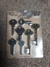 Tim Holtz Idea-ology Word Keys Crafting Supplies Vintage Look