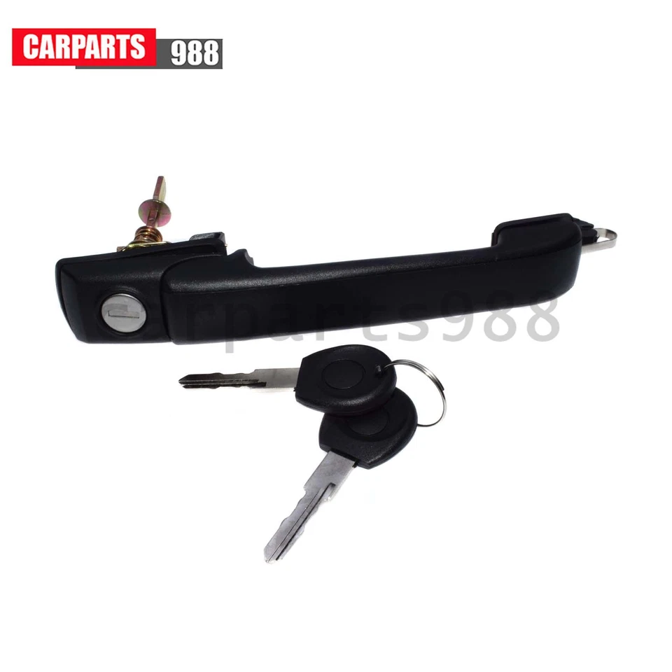 Manija de puerta exterior delantera izquierda derecha con llaves para 93-98 VW Jetta Golf 1H0837207C Foto 2 de 4
