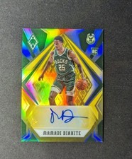 2020-21 Nba Phoenix Mamadi Diakite Gold Auto /10 Milwaukee Bucks RC Rookie 