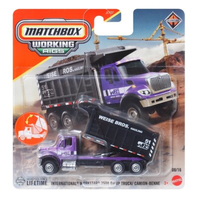 Matchbox - 2025 Working Rigs 8/16 International Workstar 7500