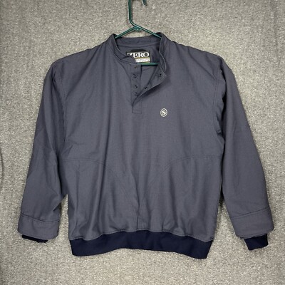 VTG ZERO RESTRICTION Pullover Mens L Houndstooth Wind Country club of the south