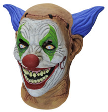 Ghoulish Productions Krampy the Clown Latex Face Mask Horror Halloween Cosplay