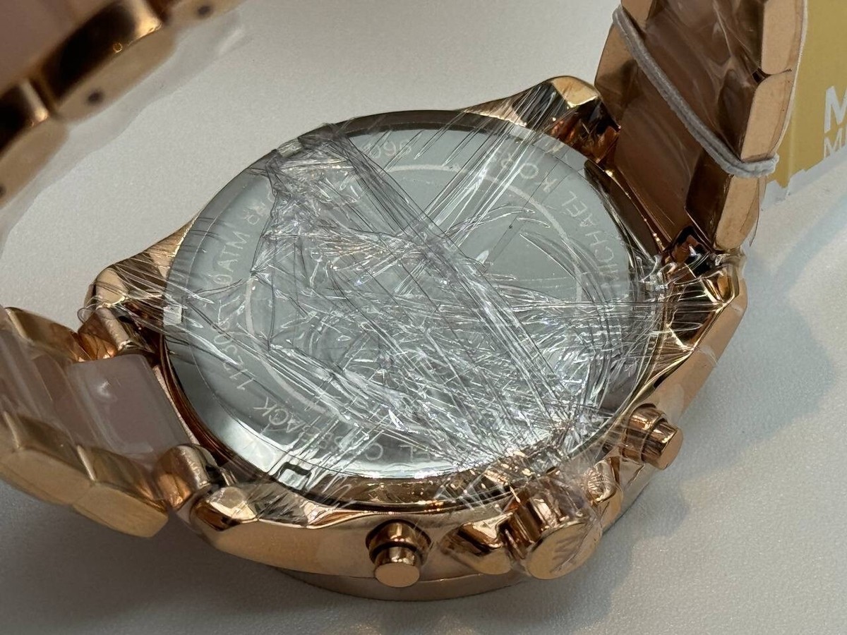 MICHAEL KORS MK6096 Wren Rose Gold Crystal Pave Dial