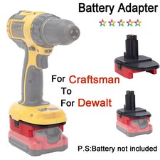 For Craftsman 20V Max Lithium-ion Battery Adapter to for Dewalt 18V Power Tools