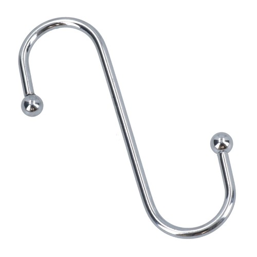 Gancio a S acciaio inox per cucina casa attrezzi da garage giardino set 5 pz TE595 - Foto 5 di 6