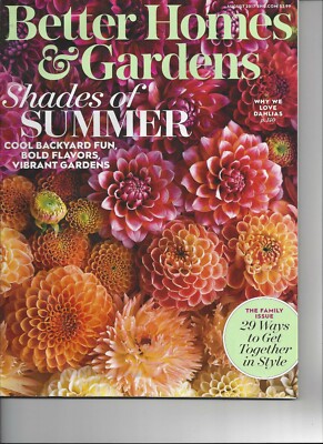 Better Homes & Gardens August 2017 Shades of Summer