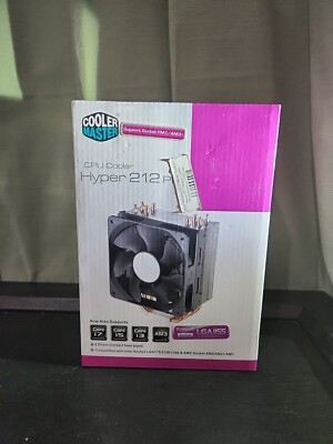Cooler Master Hyper 212 Plus CPU Cooler with 4 Direct Contact Heat PipesRR-B NEW