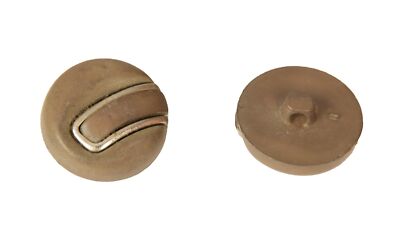 Set of 4 Plastic Round Buttons with Sewing Stem mm.22 x 22 x 10 mm Articol