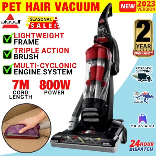 Pet Hair Vacuum Cleaner Bagless Bissel Powerlifter Upright Carpet Brush