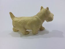 Rare Vintage White Scottie Scottish Terrier Dog Figurine Made in Japan Celluloid
