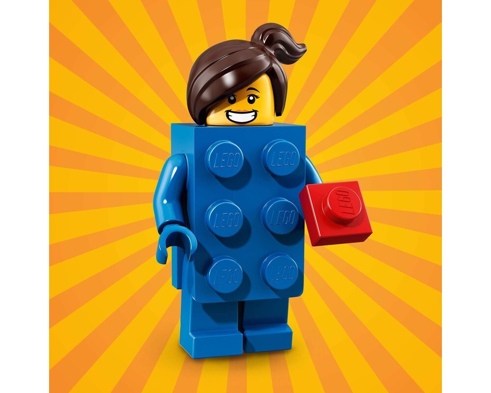 Lego Series 18: LEGO Brick Suit Girl Minifigure