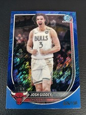 2025-26 Bowman Chrome Josh Giddey Blue Refractor /150