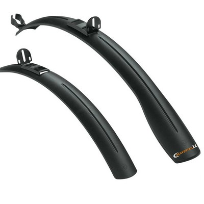 SKS Steck Schutzblech Set  Beavertail XL schwarz vorne + Hinten
