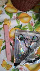 NIB SEALED Glamnetic Magnetic Liquid Eyeliner Black 0.03 oz & Curler No Lashes
