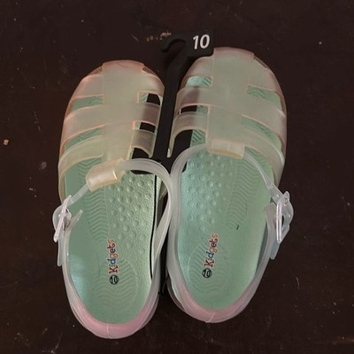 Girls Kidsgets Jelly Sandals Size 10 Pink Toddler Summer Beach Shoes