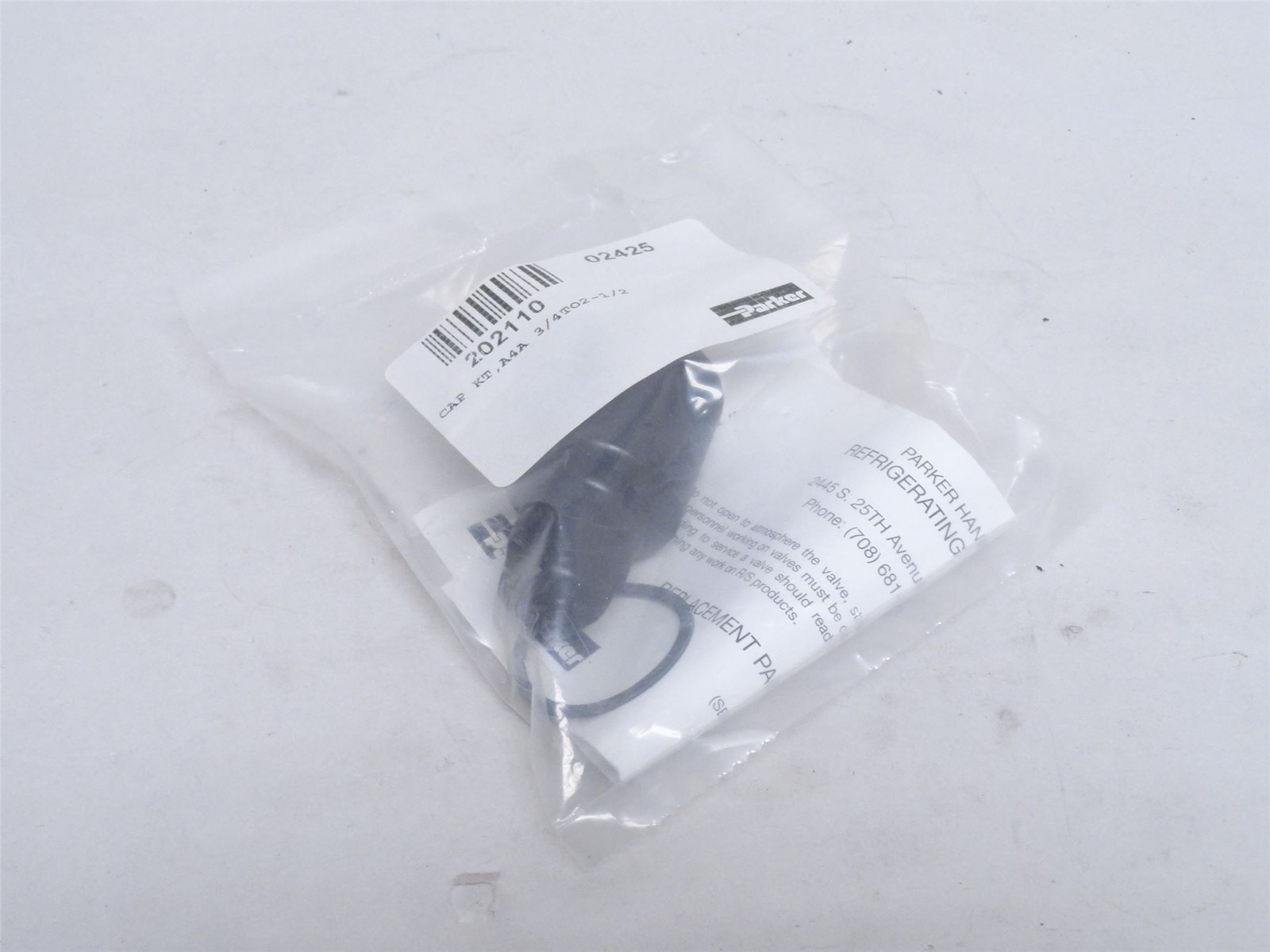 247122 New-No Box; Parker 202110 Cap Kit; A4A 3/4" TO 2-1/2"