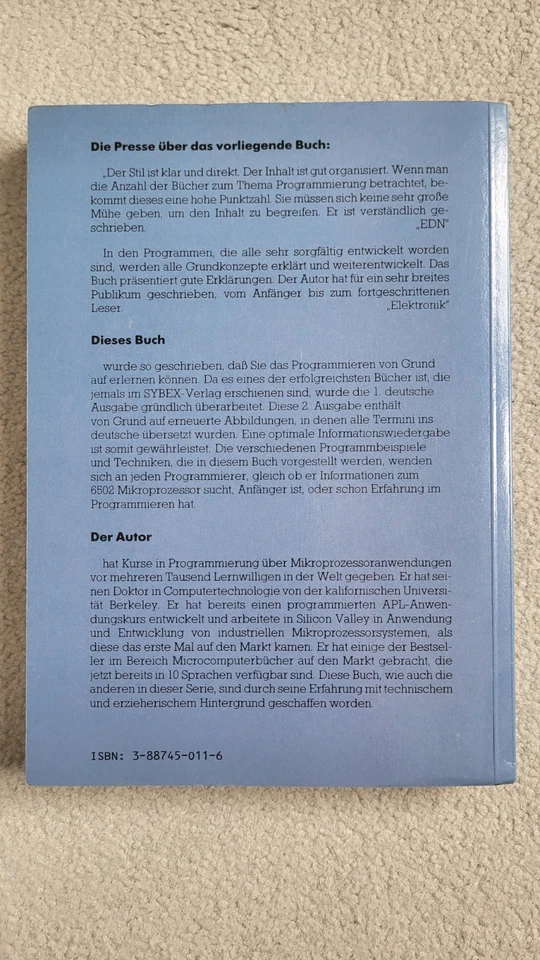 Rodney Zaks - Programmierung des 6502 - Bild 2 von 3