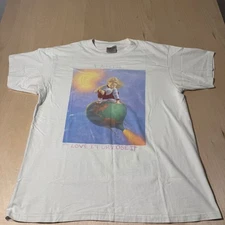 Vintage Art T Shirt Oneita Love It Or Lose It Earth Jim Warren Graphic  Men's L