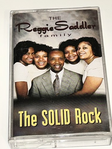Reggie Saddler Family The Solid Rock Bluegrass Gospel Music Album Cassette 1R14 - Picture 1 of 2