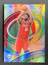 Joel Embiid 2020-21 Panini Spectra Asia Red Green Yellow /75 #92