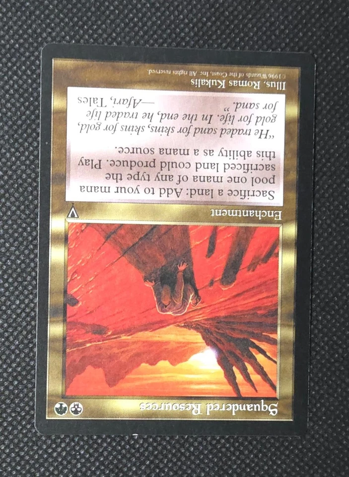 MTG Squandered Resources - Visions - Rare - Magic The Gathering LP - Image 4 of 4