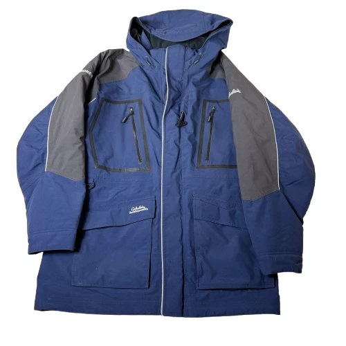 Cabelas Guidewear Men’s 2XL Blue Xtreme PARKA Guidewear Fishing Jacket Outdoors