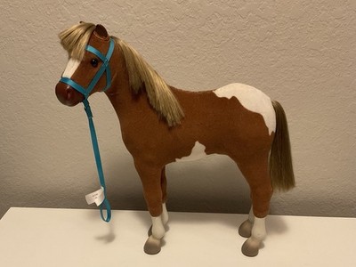 American Girl Doll Filly Paint Pinto Foal Chestnut Brown Pony Horse 13'' Retired