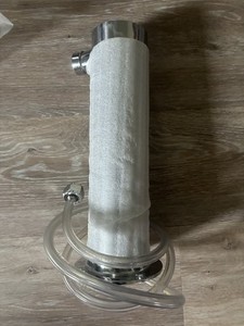 Beer tap kegerator tower -- stainless steel -- single.  New / open box