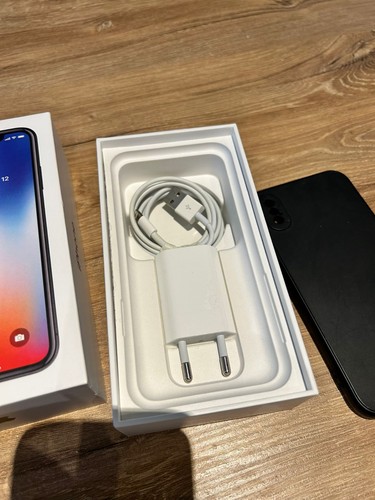 Apple iPhone X 256GB Schwarz ohne Simlock, gebraucht, Prepaid Starter Set - Bild 9 von 14