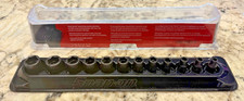 Snap-on 112imtmm 12pc 6pt 14 Drive Metric Shallow Impact Socket Set 5-15mm